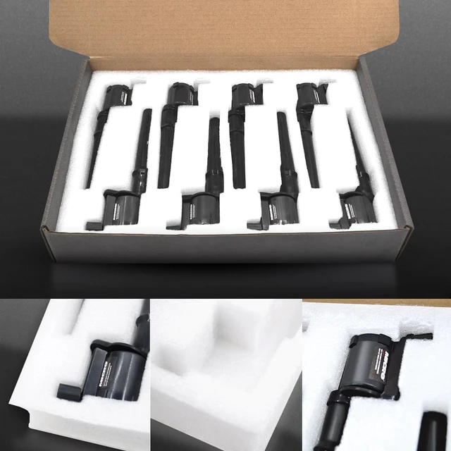Alt view image 5 of 7 - Set of 8 Ignition Coil Pack Compatible with Ford Mustang Lincoln Navigator Continental Mark VIII Aviator Panoz 4.6L 5.4L V8 Replacement for DG512 UF191 C1141