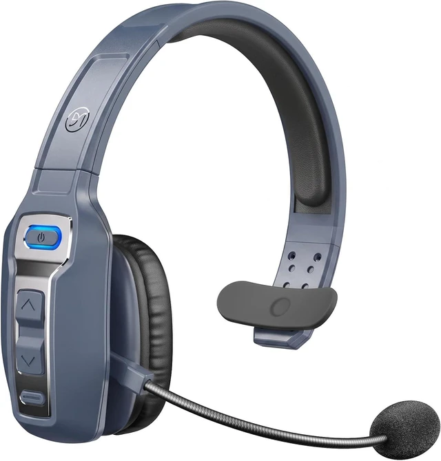 Main image of Trucker Bluetooth Headset with AI Noise Cancellation Microphone, Trucker Headset with 65Hrs Talk Time & Mute Button, Multipoint Connection, Bluetooth Headsets Fit for Truck Drivers/Cell Phones