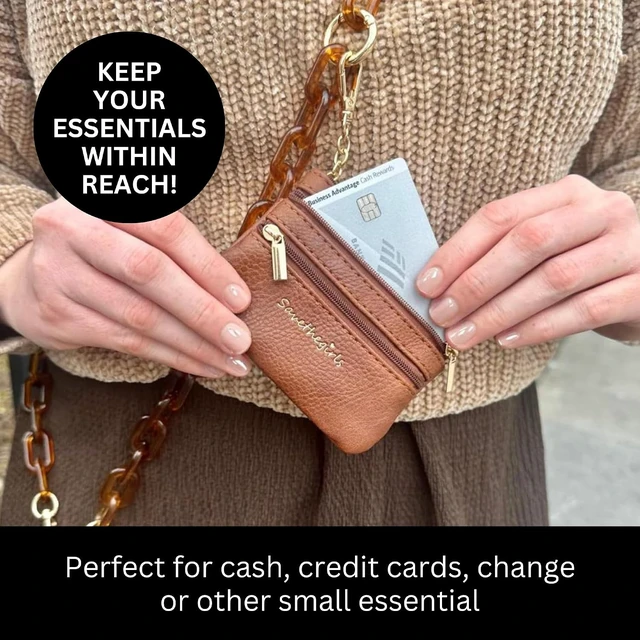 Alt view image 6 of 7 - Clip & Go Phone Chain Crossbody with Wallet for Women, Black