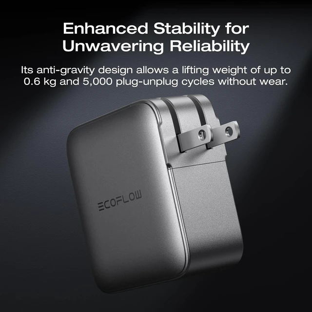 Alt view image 4 of 6 - Rapid Pro Charger, 146W 4-Post GaN USB C Charger Block, Up to 140W SinglePort Charging, Foldable and Compact for MacBook, iPad, iPhone 17 Series, and More