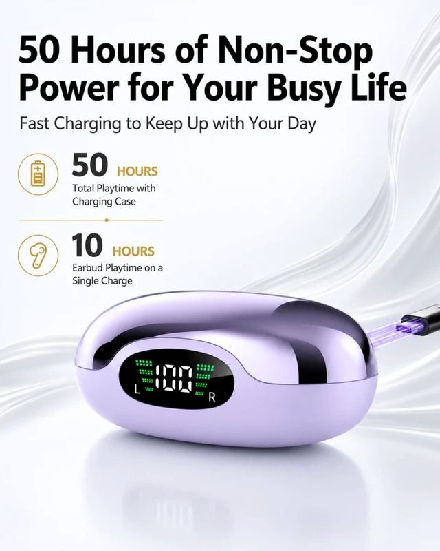 Alt view image 6 of 7 - Ultra Open Ear Earbuds, Clip On Wireless Headphones with Open Ear Comfort