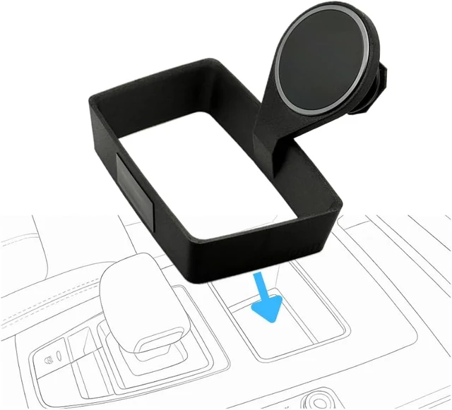 Alt view image 2 of 6 - Phone Charger Mount for Audi Q5 / SQ5 / A5 B9.5 (2020+), Compatible iPhone and Android.