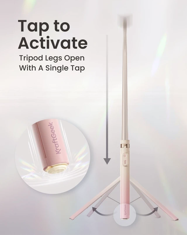 Alt view image 2 of 7 - Magnetic Phone Tripod for iPhone, JustTap Tripod for MagSafe