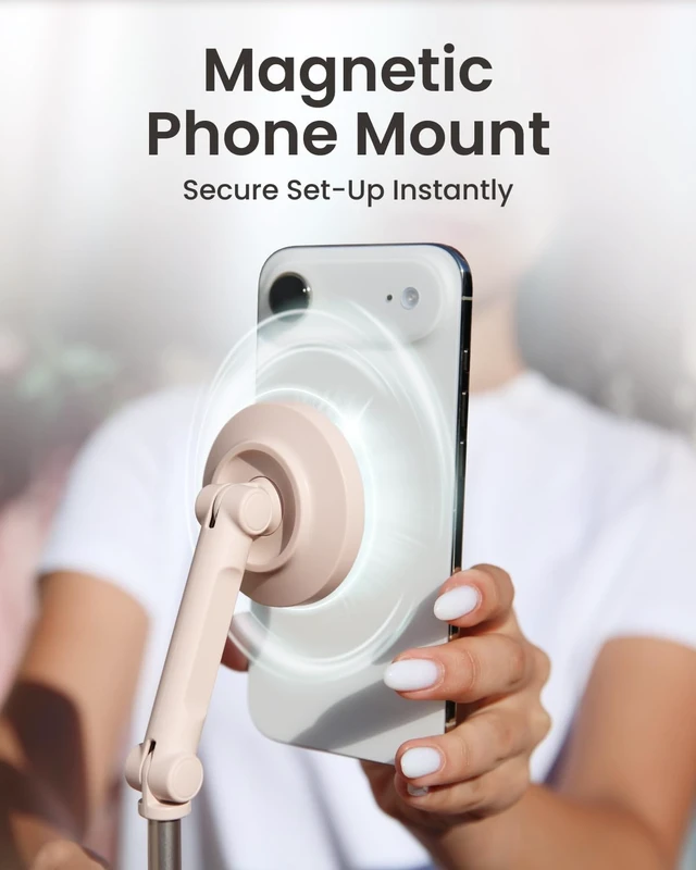 Alt view image 3 of 7 - Magnetic Phone Tripod for iPhone, JustTap Tripod for MagSafe