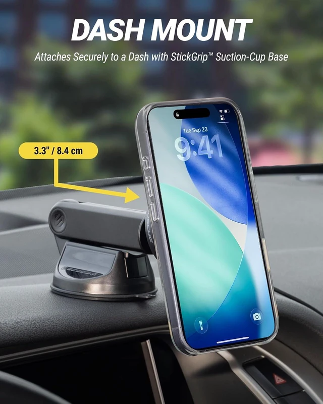 Alt view image 4 of 7 - MPQTRWDA Qi2 MagSafe Car Mount Charger 25W Fast Wireless Magnetic Cell Phone Holder with Adjustable Arm for Windshield or Dashboard Compatible with iPhone 17/16/15/14/13/12 & S25
