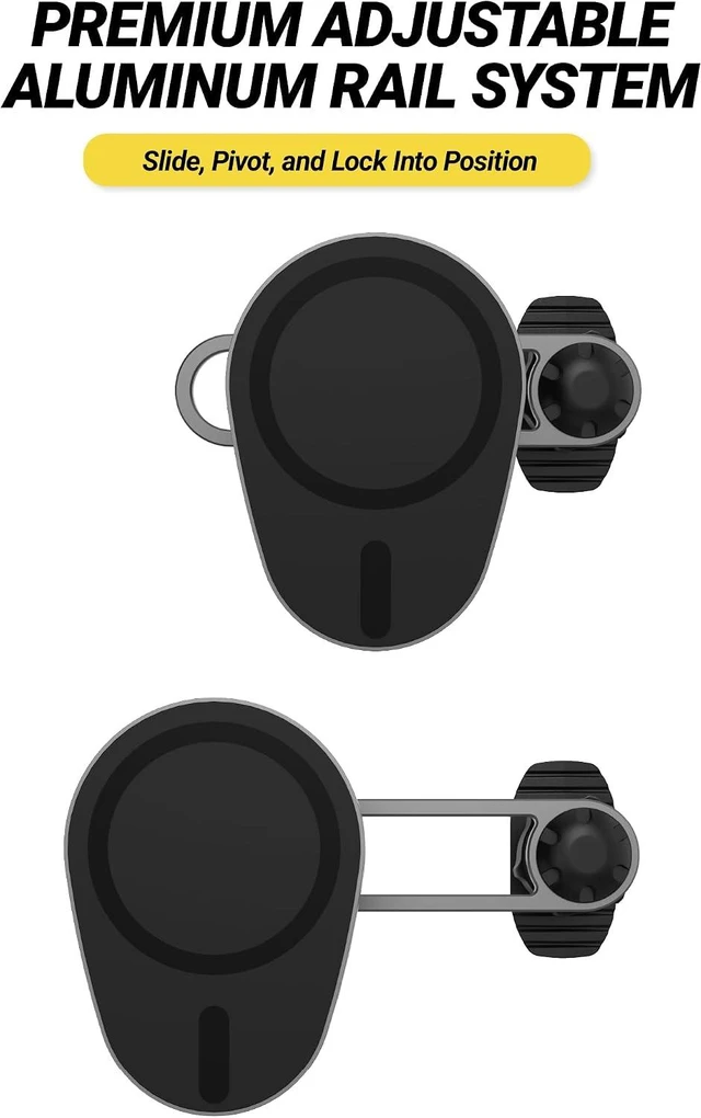 Alt view image 4 of 7 - MagicMount Charge Elite Qi2 15W Wireless Magnetic Phone Holder for Car Dash, Vent & Tesla Display, Fast Charging MagSafe Car Mount Charger Compatible with MagSafe iPhone & Galaxy S25