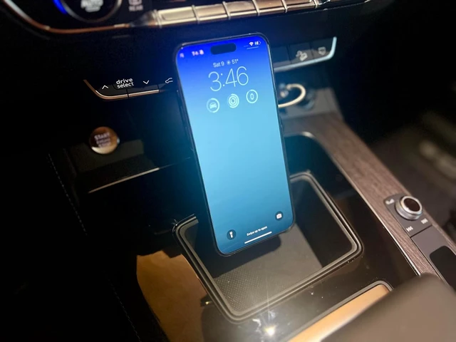 Alt view image 5 of 6 - Phone Charger Mount for Audi Q5 / SQ5 / A5 B9.5 (2020+), Compatible iPhone and Android.