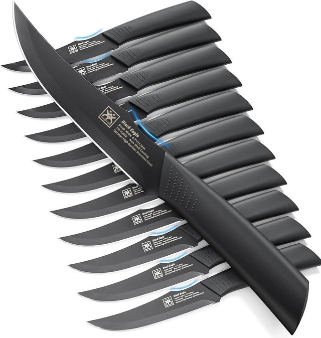 Main image of Steak Knives Set of 12, 4.7 Inch Dishwasher Safe Table Knives