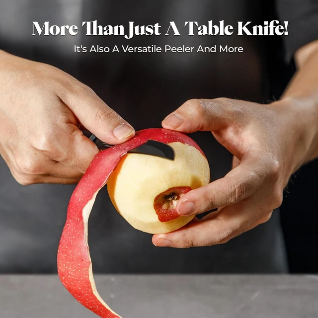 Alt view image 7 of 7 - Steak Knives Set of 12, 4.7 Inch Dishwasher Safe Table Knives