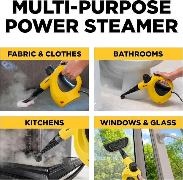 Alt view image 3 of 7 - Spraytech 505e Handheld Steam Cleaner with 11 Accessories