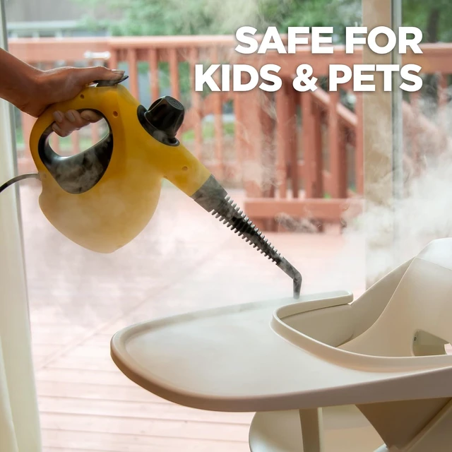 Alt view image 5 of 7 - Spraytech 505e Handheld Steam Cleaner with 11 Accessories