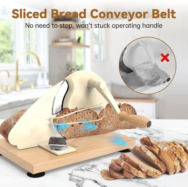 Alt view image 2 of 7 - Manual Bread Slicer for Homemade Sourdough Adjustable Thickness