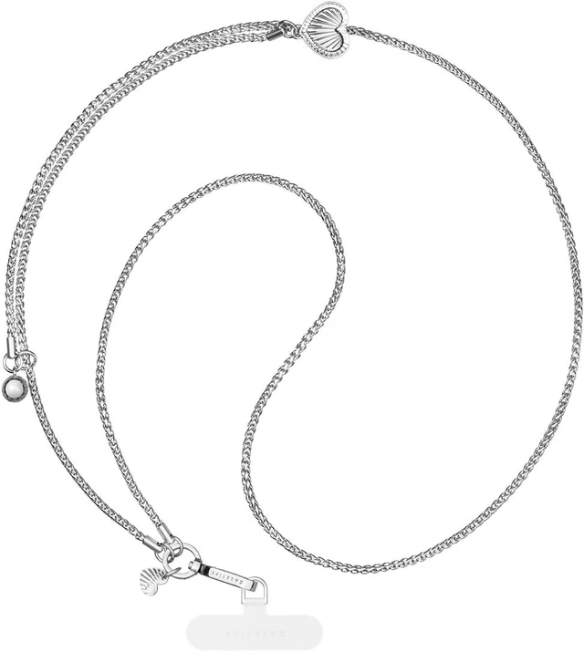 Main image of Metal Heart Crossbody Strap - Gold/Silver
