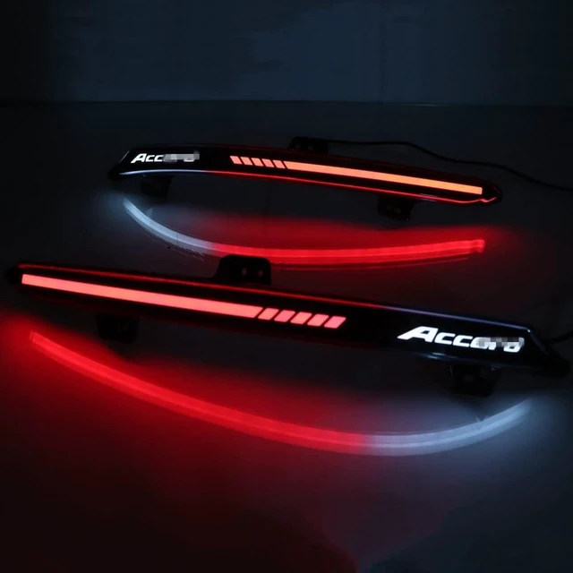 Alt view image 5 of 6 - LED Rear Bumper Reflector Tail Light for 2018-2022 Honda Accord 10th