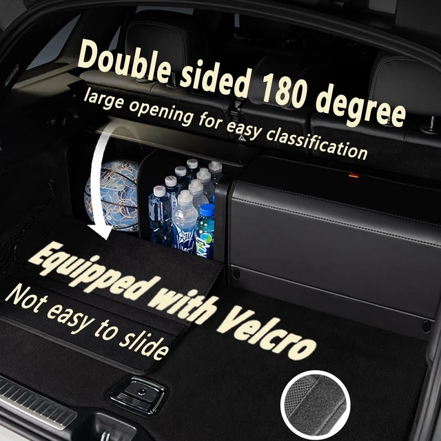 Alt view image 3 of 5 - Trunk Organizers for Car,Car Organizers and Storage for SUV,Magnetic Lid with Collapsible Storage, Large Capacity for SUV, Truck, MPV (L-21.5×13×12.5 IN)