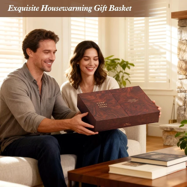 Alt view image 6 of 6 - Luxury Kitchen Gift Set for Housewarming Marble Cheese Board, Acacia Wooden Grinders, Cheese Knives & Utensils, Coaster Set Elegant Charcuterie & Cooking Gift Box for Women, Couples, New Home