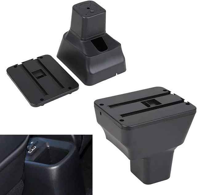 Alt view image 2 of 7 - Center Console Armrest for Nissan Versa 2020-2024,3 USB Ports