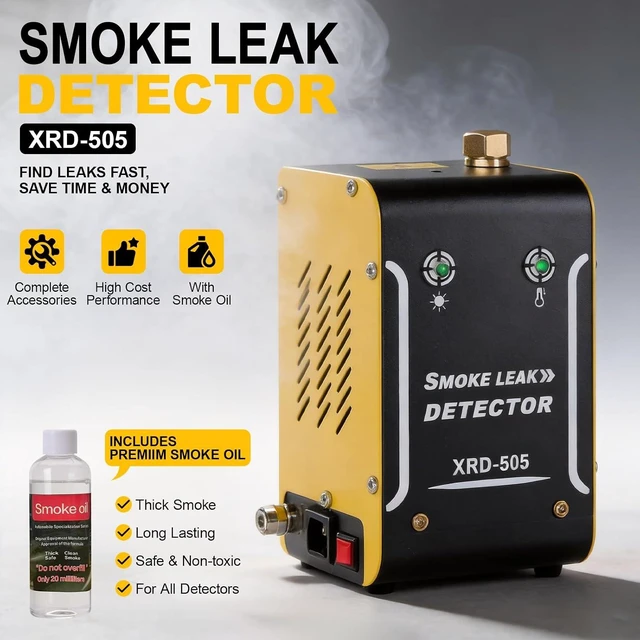 Alt view image 4 of 7 - Smoke Machine Automotive, All Accessories & 100ml Smoke Fluid for Cars