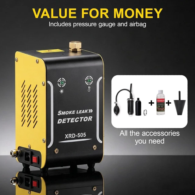 Alt view image 7 of 7 - Smoke Machine Automotive, All Accessories & 100ml Smoke Fluid for Cars