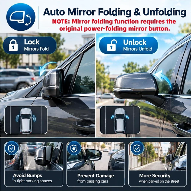 Alt view image 5 of 7 - OBD GX 460 Remote Car Auto Window Lift Close Open Side Mirror Folding Unfold and Door Speed Lock Module Kit for Lexus GX460 2010-2019 Accessories