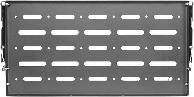 Alt view image 7 of 7 - JK Wrangler Tailgate Table Metal Storage Rack Foldable Cargo Shelf for 2007-2018 Jeep Wrangler JK & Unlimited