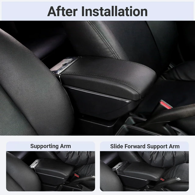Alt view image 5 of 6 - Center Console Armrest for Mini Cooper Coupe Countryman,7 USB Ports
