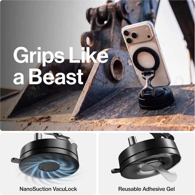 Alt view image 3 of 7 - HyperMount (Gen 3) Magnetic Phone Holder, for iPhone and Android