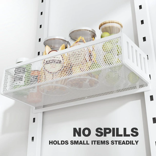 Alt view image 3 of 7 - Pantry Door Organizers and Storage, 8-Tier Large Metal Heavy-Duty Frame Over the Door Spice Rack, 2 in 1 Wall-Mounted or Hanging shelf for Kitchen, Bathroom, Laundry Room, Bedroom, Closet &Nursery
