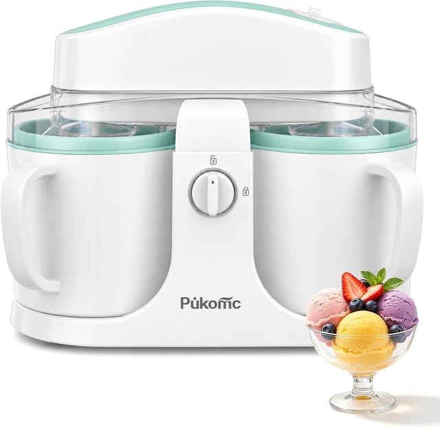Main image of Home Swirl Ice Cream Maker Machine with 2 Ice Cream Cup,0.9 quarts