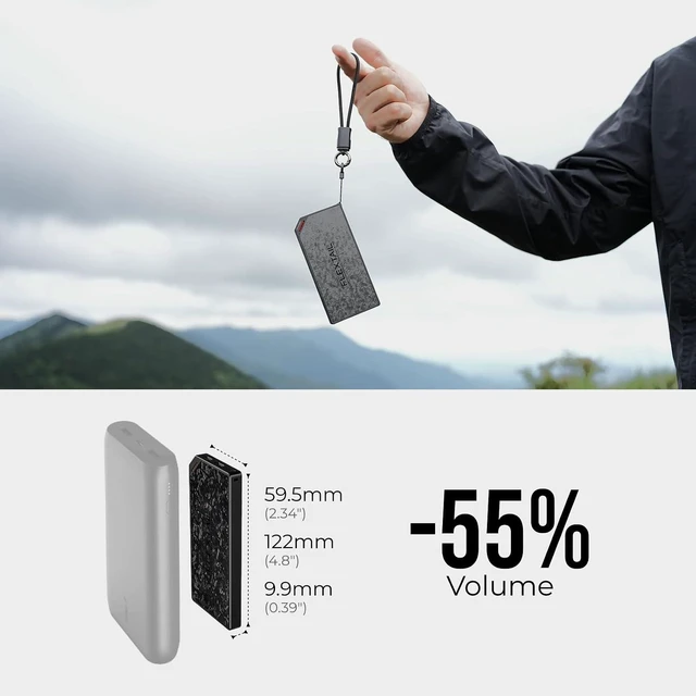 Alt view image 2 of 7 - 10000mAh Power Bank, Outdoor Portable Power Bank