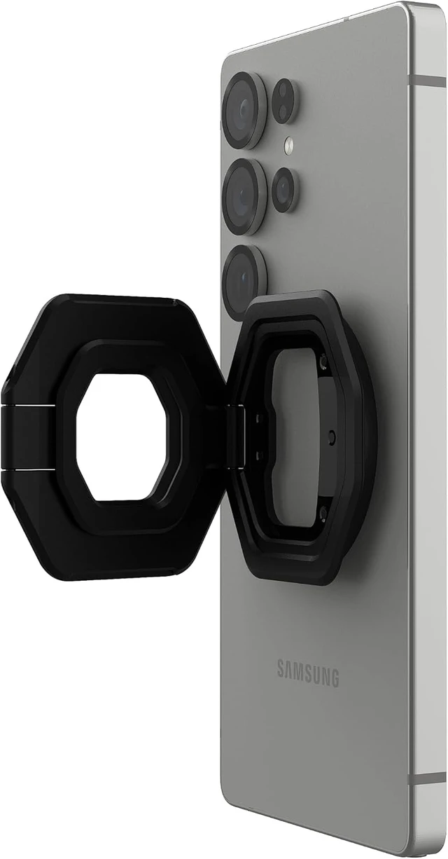 Alt view image 6 of 7 - UAG Monarch Mag2 Magnetic Ring Stand, MagSafe Compatible, Black