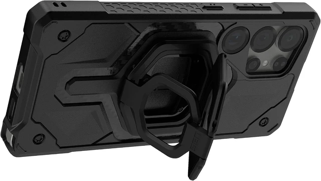 Alt view image 7 of 7 - UAG Monarch Mag2 Magnetic Ring Stand, MagSafe Compatible, Black