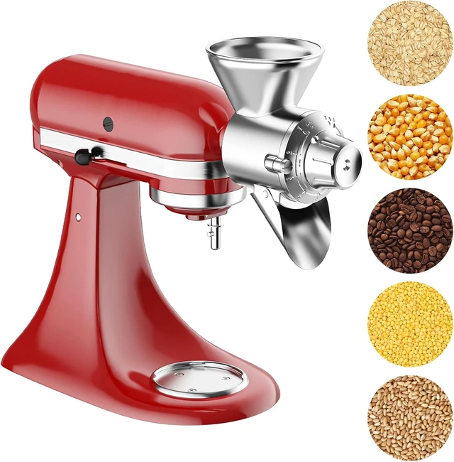 Main image of Grain Mill Attachment for Kitchenaid Stand Mixer