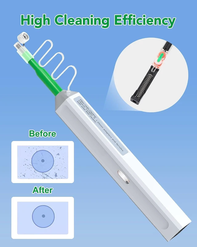 Alt view image 2 of 7 - 5 Pack Fiber Cleaning Pen SC/ST