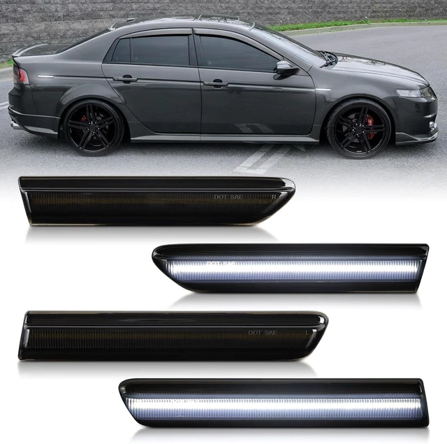 Main image of Front Rear White LED Side Marker Lights Compatible with 2004-2008 Acura TL