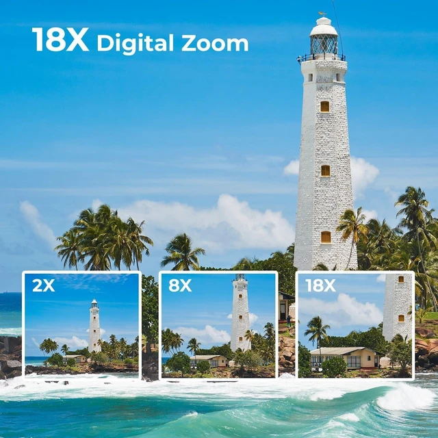 Alt view image 3 of 7 - Camcorder Video Camera 2.7K 48MP, 3" 270° Flip Screen with 32GB SD Card