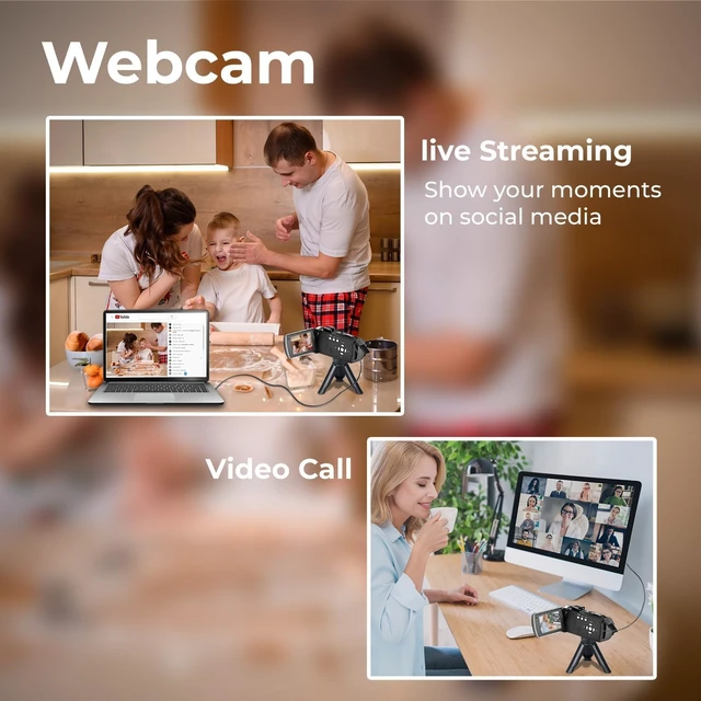 Alt view image 5 of 7 - Camcorder Video Camera 2.7K 48MP, 3" 270° Flip Screen with 32GB SD Card