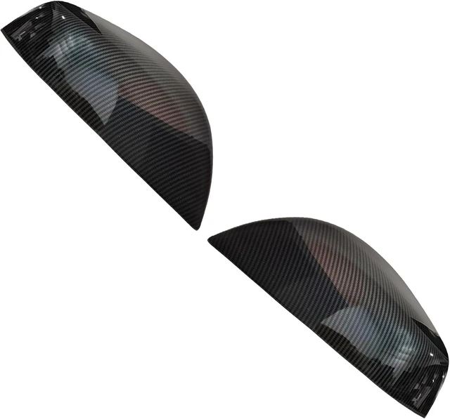 Alt view image 5 of 7 - Side Mirror Covers Caps for Tesla Model S 2014-2020 ABS Carbon