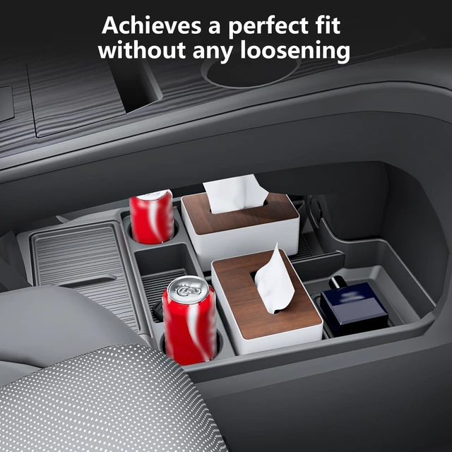 Alt view image 3 of 6 - Center Console Organizer Lower Storage Box for Sienna 2021-2026