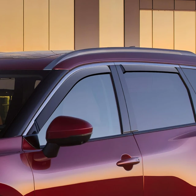 Alt view image 7 of 7 - in-Channel Rain Guards Fit for Nissan Rogue 2021 2022 2023 2024 2025 2026