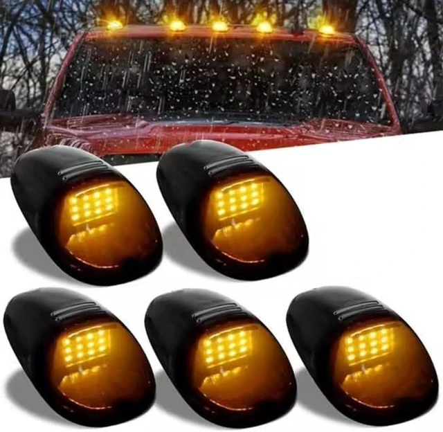 Main image of 2026 Upgrade Solar Cab Lights for Trucks - No Drill Roof LED Marker Lights with Vibration Sensor