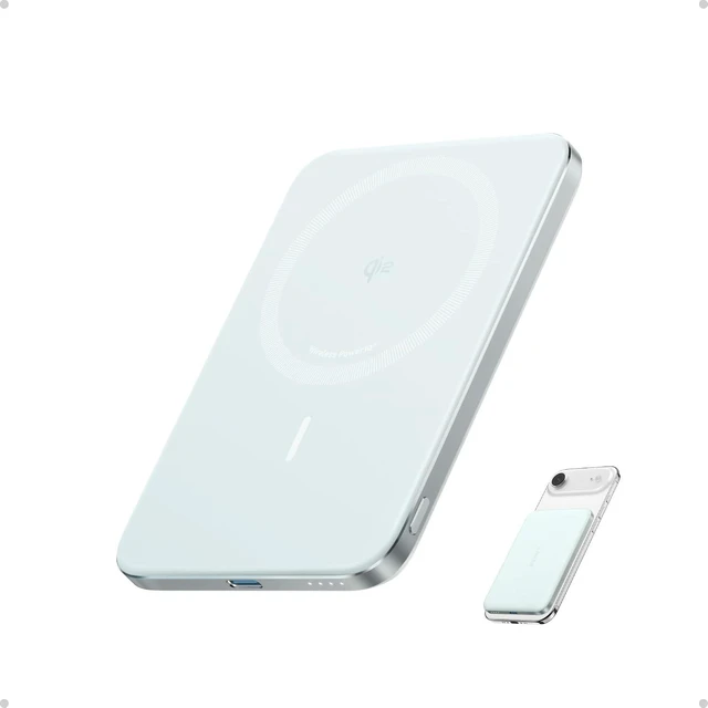 Alt view image 6 of 6 - Nano Magnetic Power Bank, 5,000mAh Qi2-Certified 15W Portable Charger