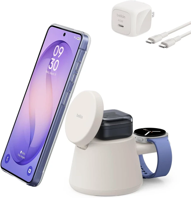 Main image of Qi2.2 25W Magnetic Wireless Charging Station, 3 in 1 Charger