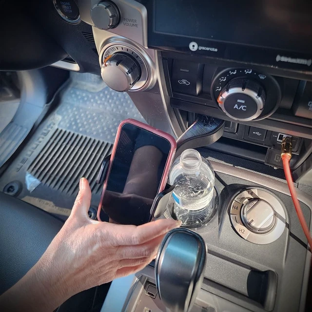 Alt view image 3 of 7 - The Original Runner Smash Mount 5th Gen 4Runner Phone Mount w/Basic Phone Holder Made in the USA