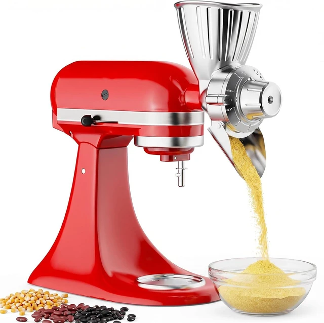 Main image of Grain Mill Attachment for KitchenAid Stand Mixer, All Metal