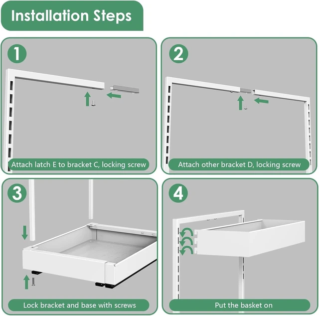Alt view image 7 of 7 - Expandable Under Sink Organizer with 6-Level Height Adjustment