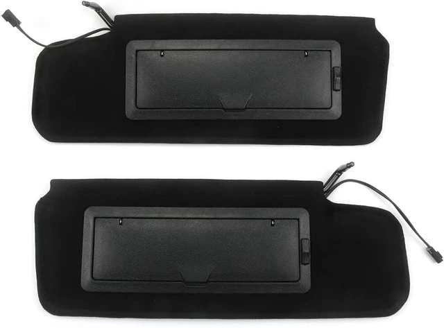 Main image of Sun Visors Sunshades W/Vanity Mirror & LED Light for 1984-1996 Corvette C4