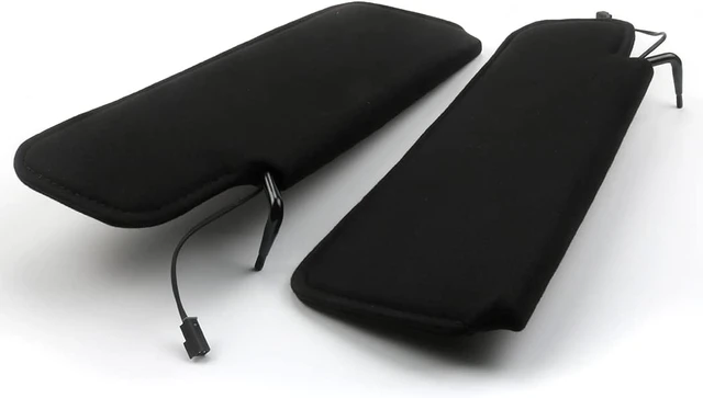 Alt view image 7 of 7 - Sun Visors Sunshades W/Vanity Mirror & LED Light for 1984-1996 Corvette C4