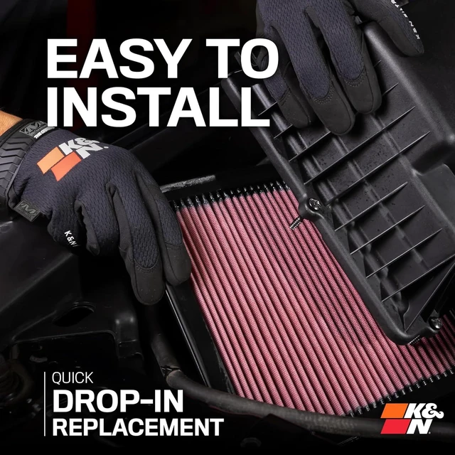 Alt view image 7 of 7 - High-Flow Original Lifetime Engine Air Filter: Increase Power: Premium, Washable: Compatible with 2007-2015 Acura/Honda: TL, TSX, Accord, Crosstour, 33-2403