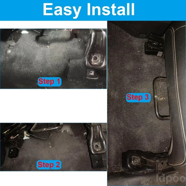 Alt view image 4 of 6 - Front Seat Riser Spacer Kit Compatible with Jeep Wrangler JL JLU 2018-UP,Gladiator JT 2020-UP, Seat Lift with fixed 3/4" Blocks Jackers Recline, Ergonomic Seating Upgrade for Improved Comfort(1 seat)